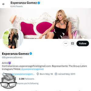 Esperanza Gomez Twitter